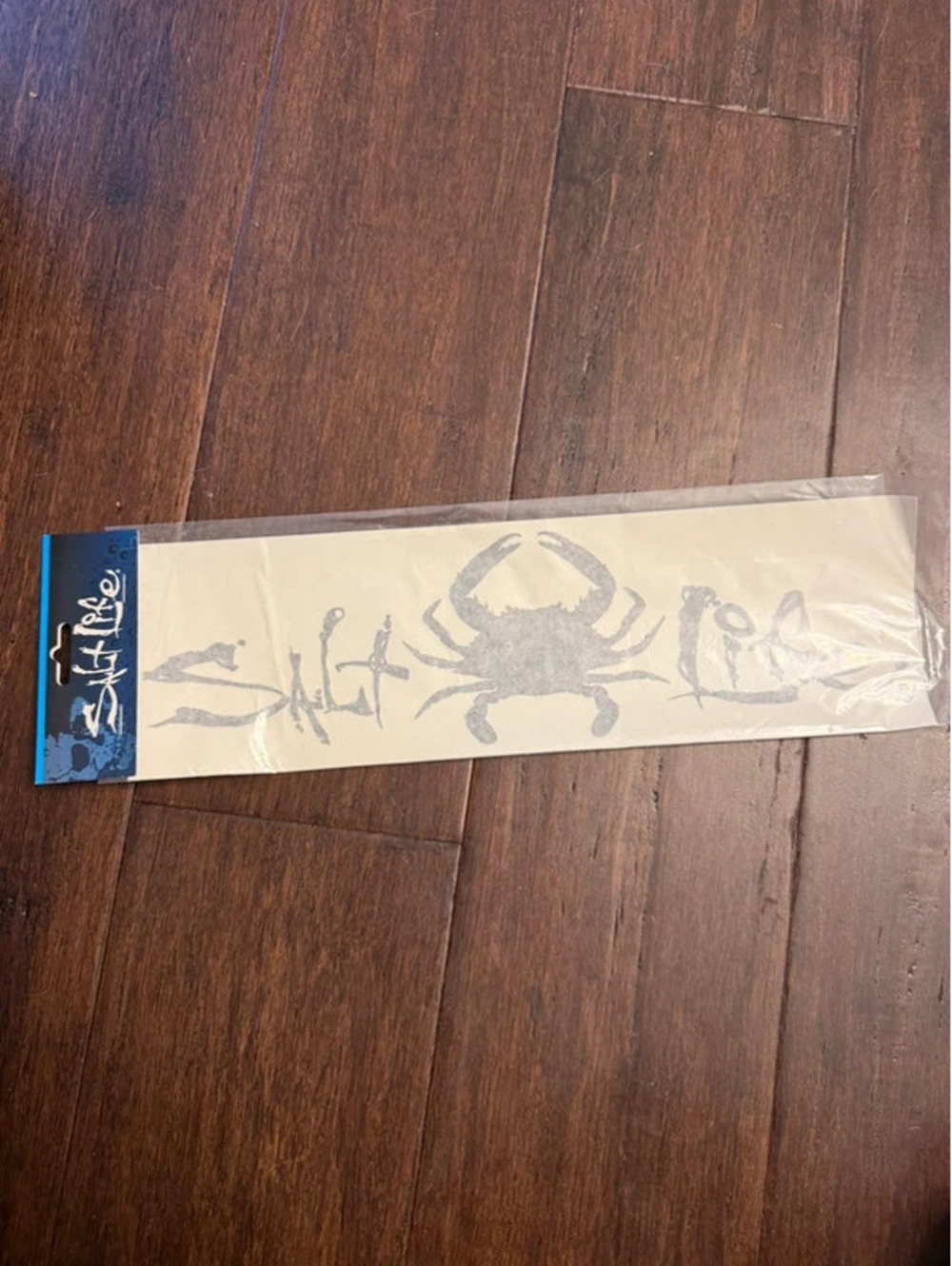 Salt Life Black Crab Decal - New, Medium Size